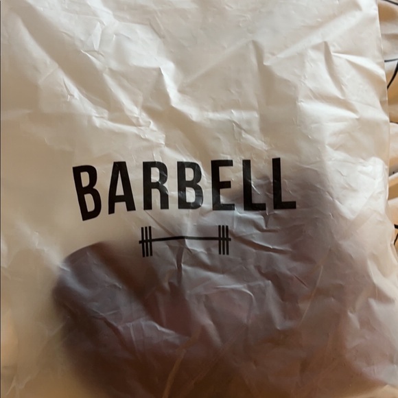 Maroon barbell leggings - Picture 5 of 7